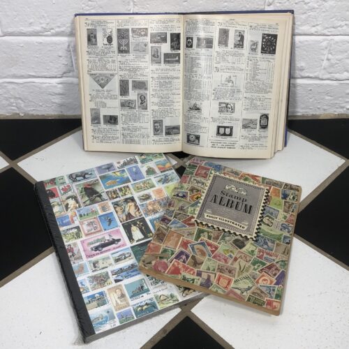 Vintage Stamp Albums & Stamp Catalogue