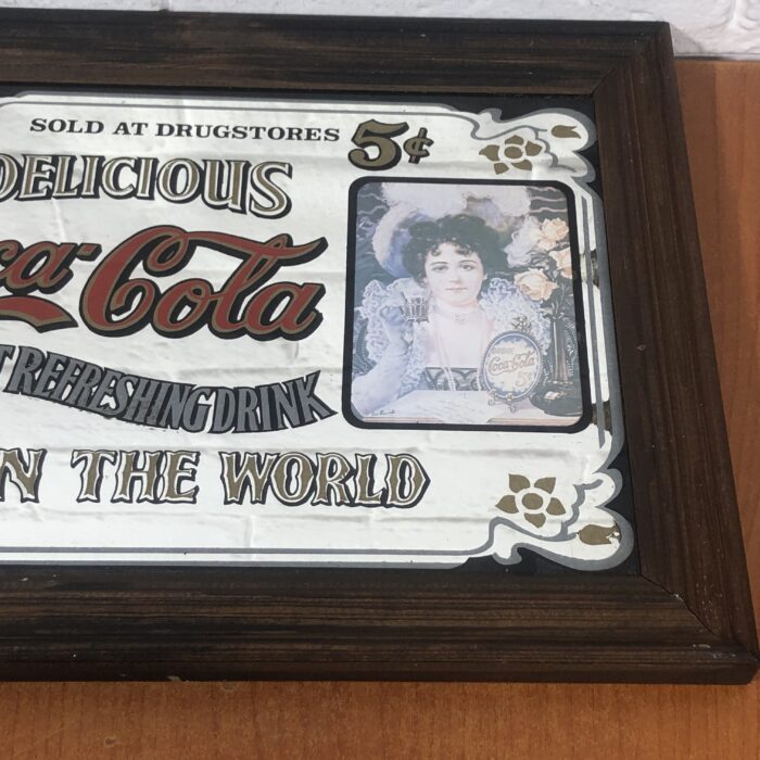 Vintage Coca Cola Mirror - Image 6