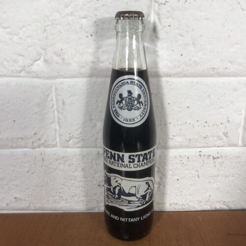 Vintage Coca Cola Penn State 1982 National Champions Bottle