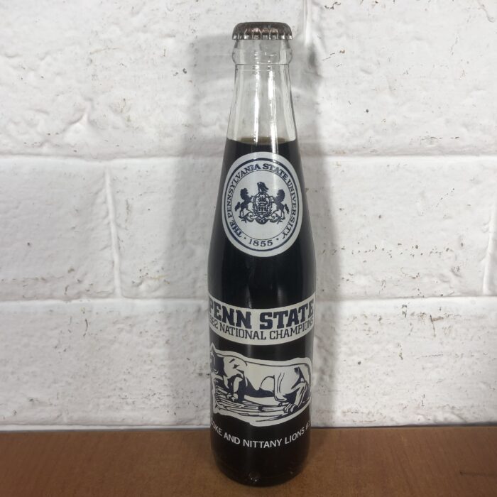 Vintage Coca Cola Penn State 1982 National Champions Bottle