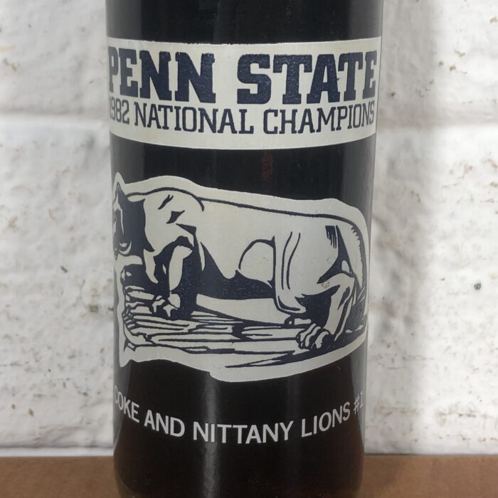 Vintage Coca Cola Penn State 1982 National Champions Bottle - Image 3