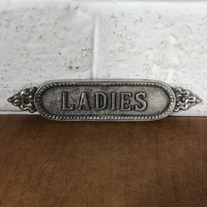 Vintage Ladies & Gents Bathroom Signs - Image 6