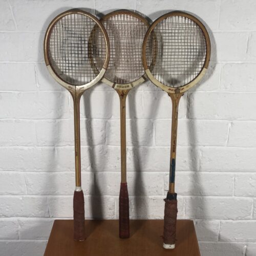 Vintage Badmington Rackets