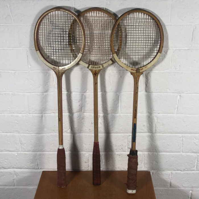 Vintage Badmington Rackets