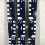3 Vintage Water-Level Enamel Signs - Image 4