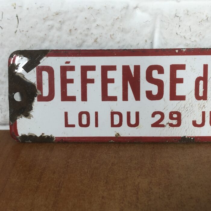 Vintage Enamel Sign - Image 2