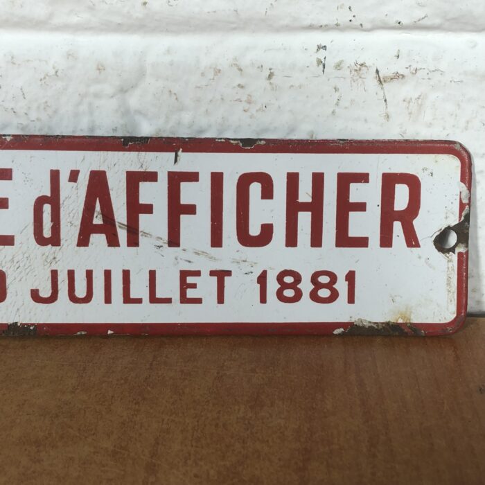 Vintage Enamel Sign - Image 3