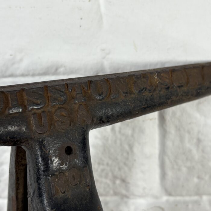 Vintage Henry Disston & Sons USA No.1 Saw Clamp with Saw - Image 8