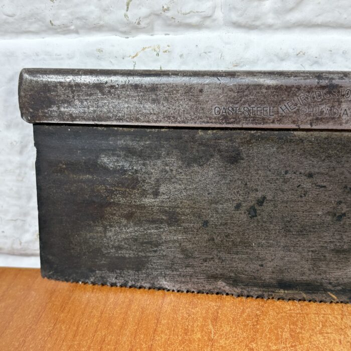 Vintage Henry Disston & Sons USA Saw - Image 6