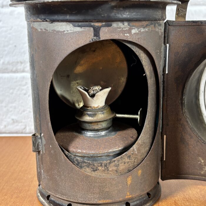 Vintage Rotating Railway Lamp - Image 7