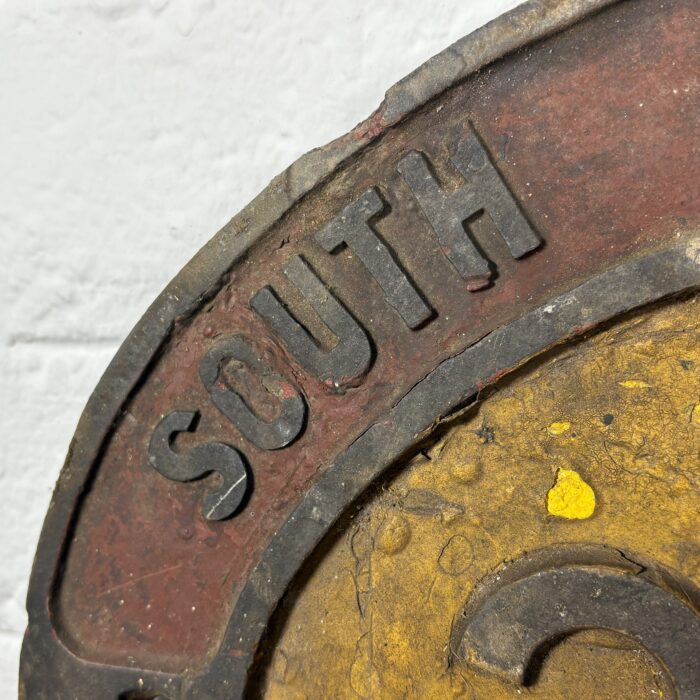 Vintage Cast Aluminium Locomotive Number Plate - Image 4