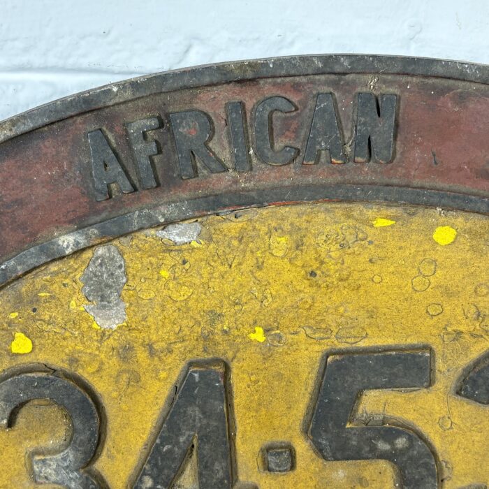 Vintage Cast Aluminium Locomotive Number Plate - Image 5