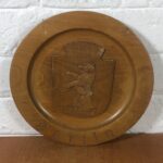 Vintage Wooden 'Berlin' Decorative Plate