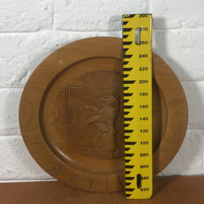 Vintage Wooden 'Berlin' Decorative Plate - Image 6