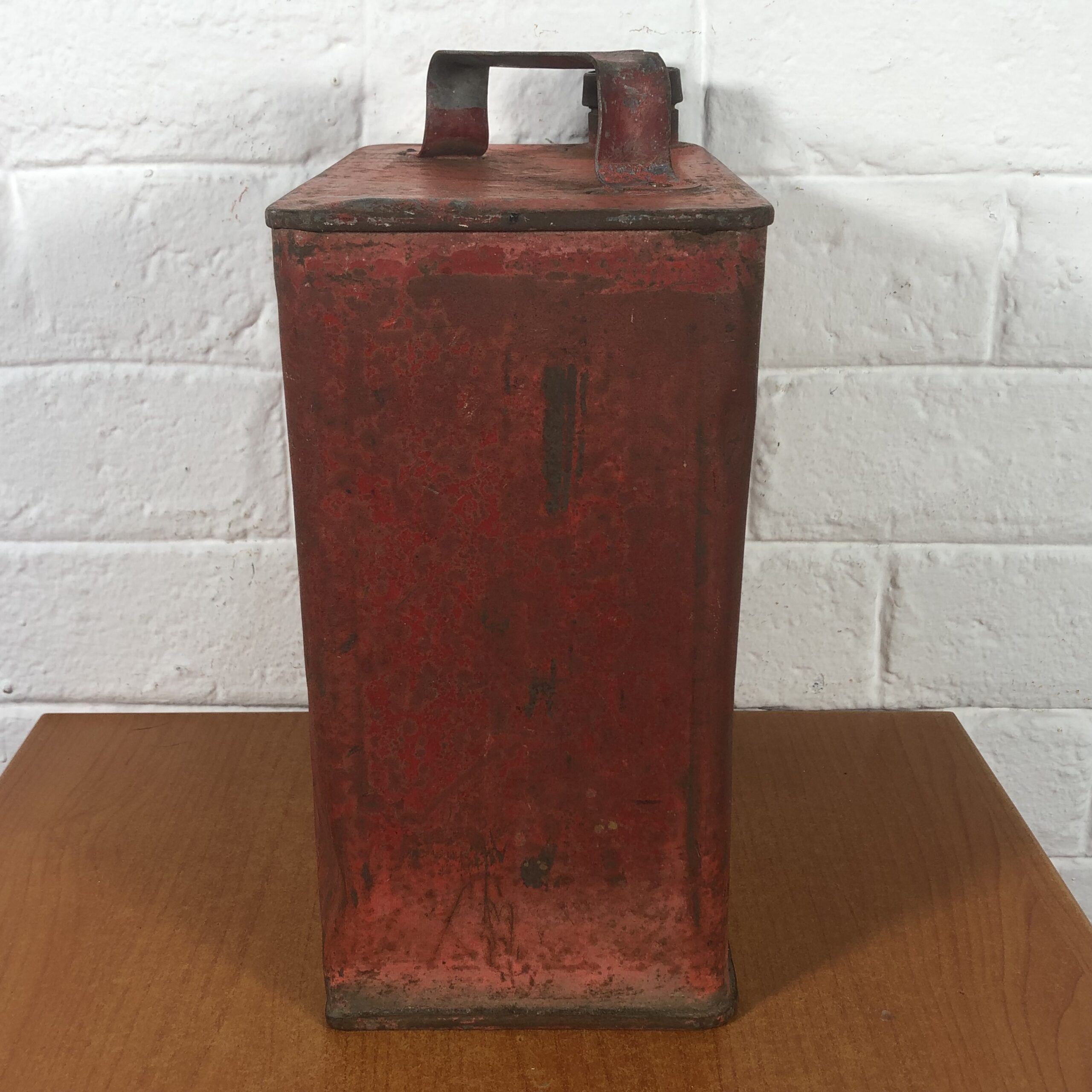 Vintage Atlantic Motor Oil Container - Image 5