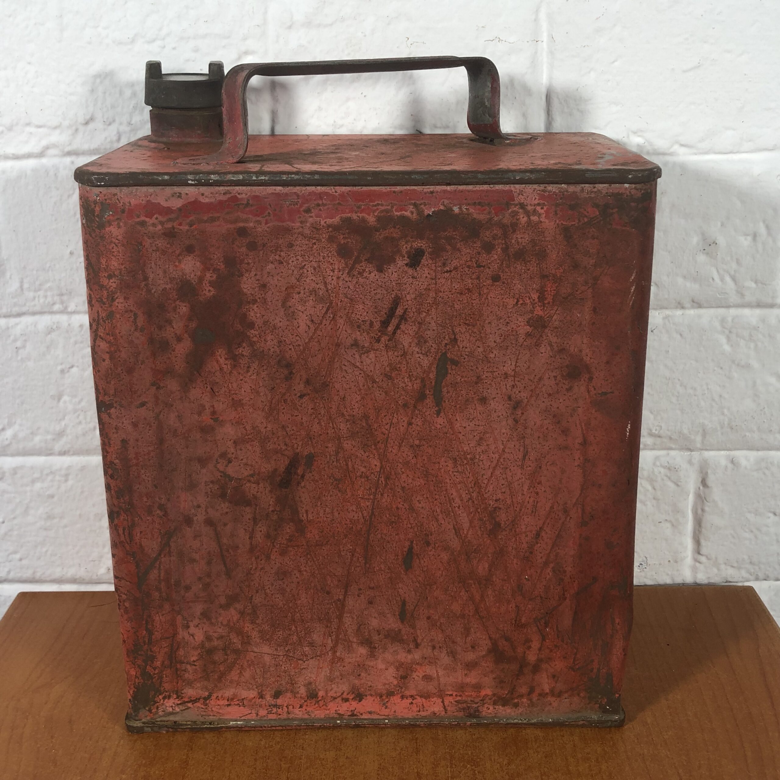Vintage Atlantic Motor Oil Container - Image 6