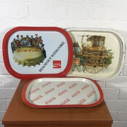 Vintage Coca Cola Trays