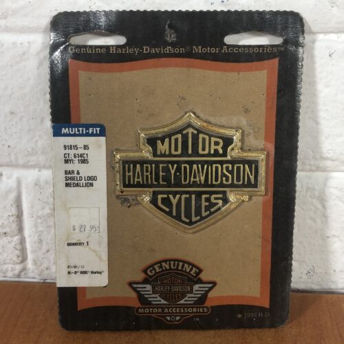 Harley Davidson Bar & Shield Logo Medallion in Original Packaging