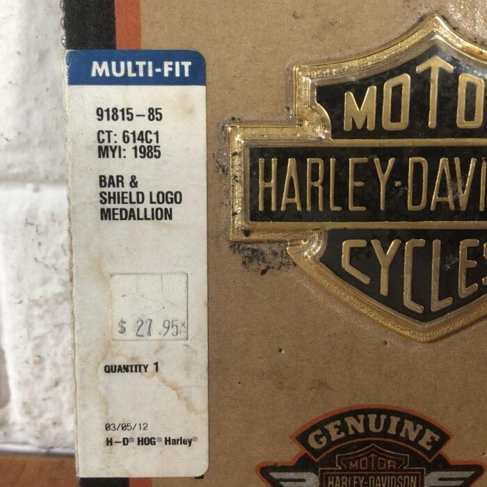 Harley Davidson Bar & Shield Logo Medallion in Original Packaging - Image 4