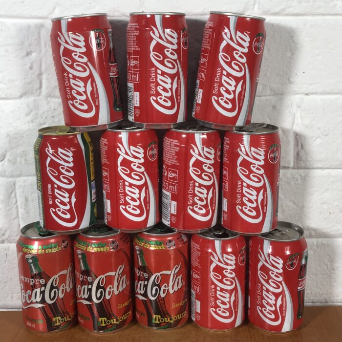 Collectible Coca Cola Rugby Cans - Image 8