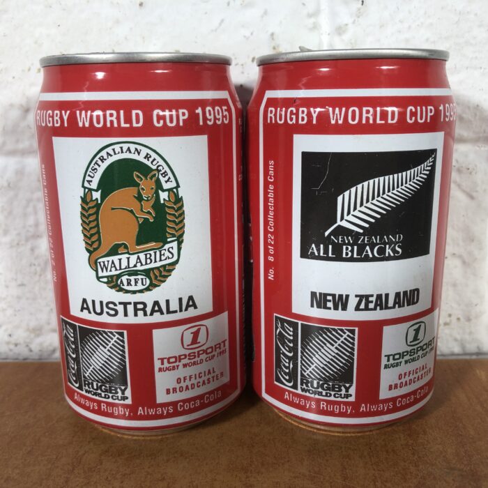 Collectible Coca Cola Rugby Cans - Image 3