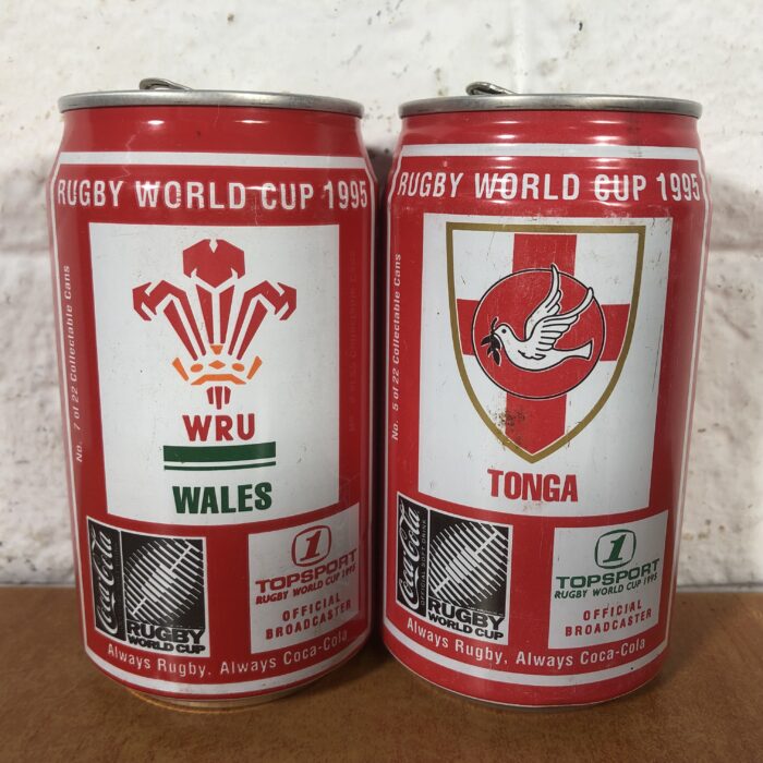 Collectible Coca Cola Rugby Cans - Image 5