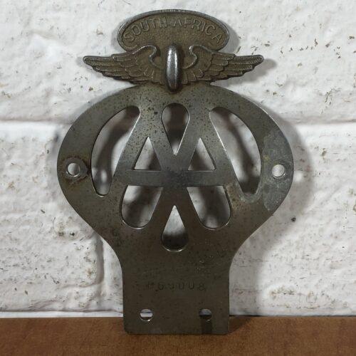Vintage South African AA Badge