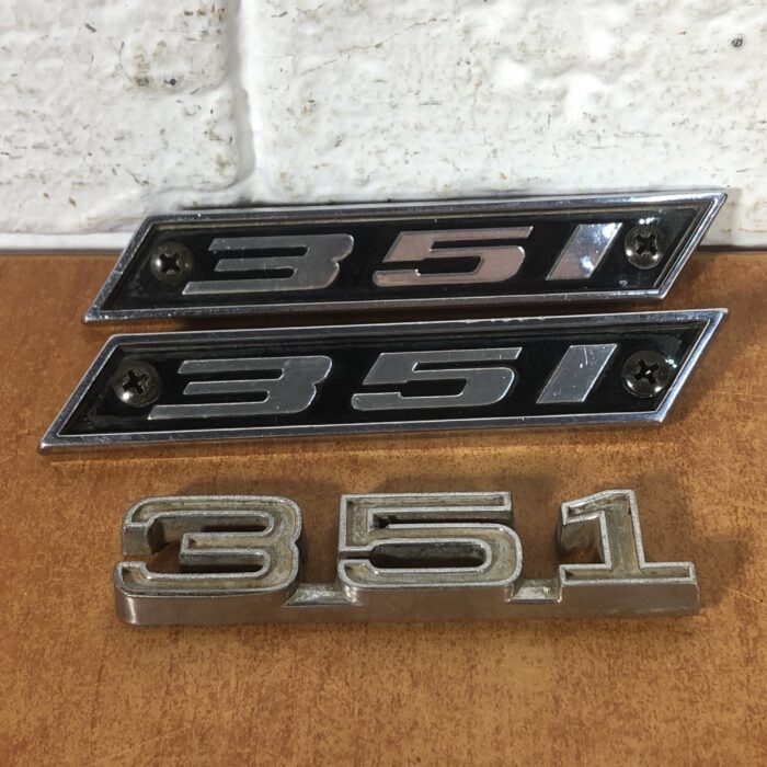Vintage Ford 351 Badges
