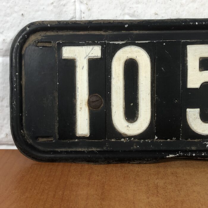 Vintage Number Plate - Image 2