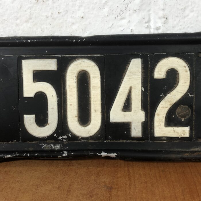Vintage Number Plate - Image 3