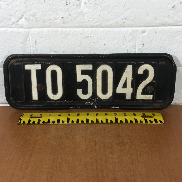 Vintage Number Plate - Image 6