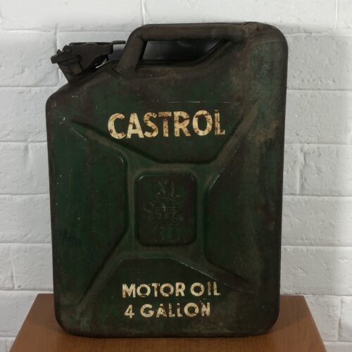 Vintage Castrol Motor Oil Jerry Can