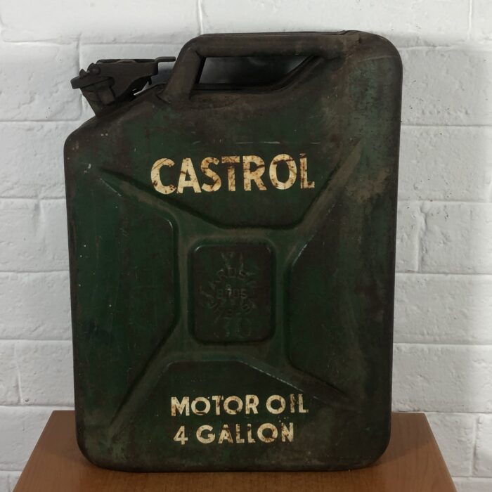Vintage Castrol Motor Oil Jerry Can