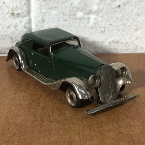 Vintage Tri-ang Minic Toys Tin Vauxhall Cabriolet Model (Made in England)