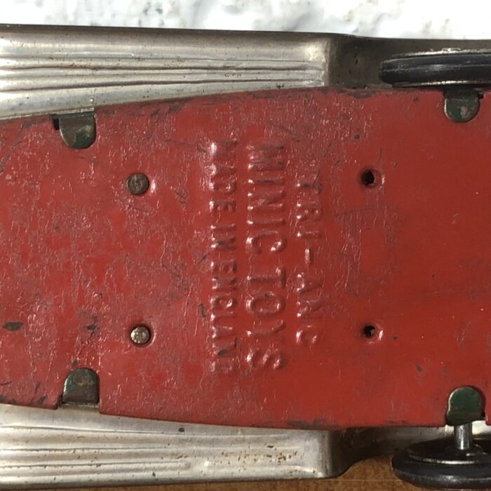 Vintage Tri-ang Minic Toys Tin Vauxhall Cabriolet Model (Made in England) - Image 6