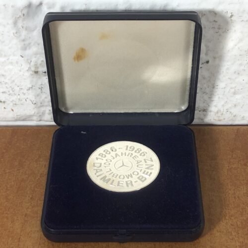 Vintage Silver Daimler-Benz 100 Years Commemorative Coin