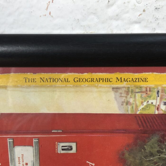 RARE Framed Vintage 1950s National Geographic Coca Cola Advertisement - Image 5
