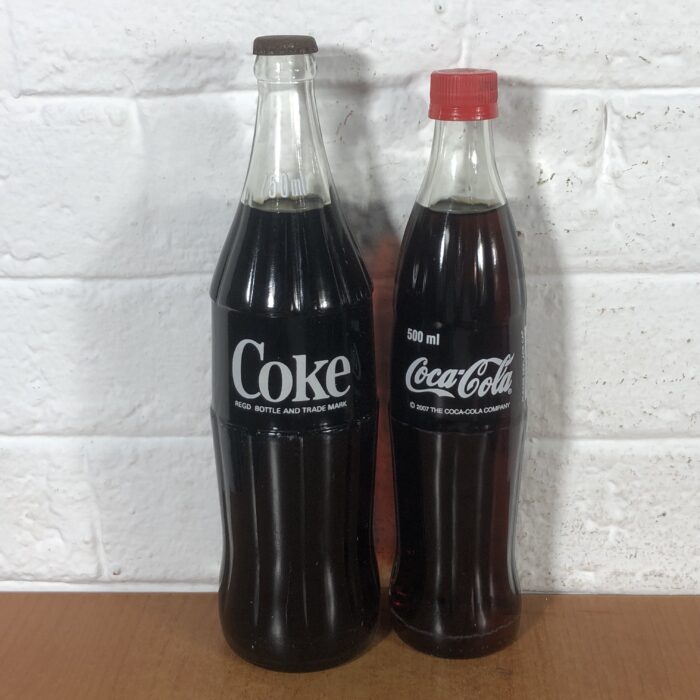 Vintage Coca Cola Crates with Bottles - Image 7