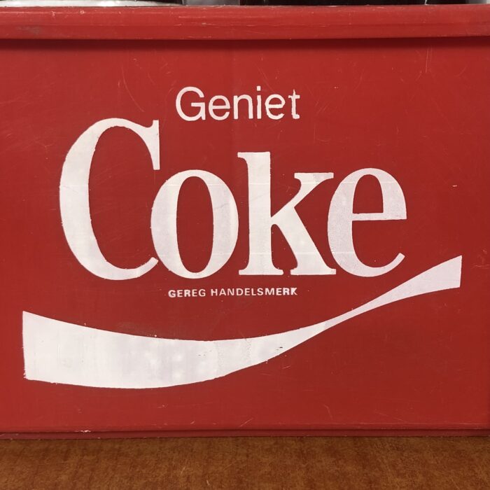 Vintage Coca Cola Crates with Bottles - Image 3