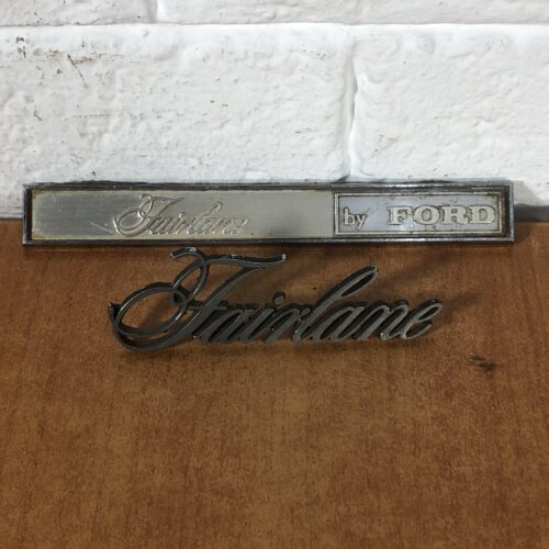 Vintage Ford Fairlane Badges