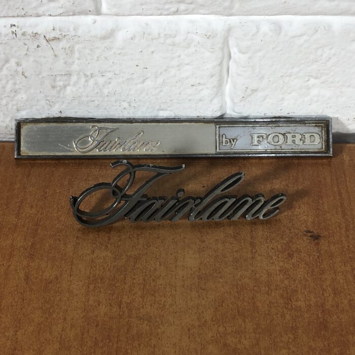 Vintage Ford Fairlane Badges