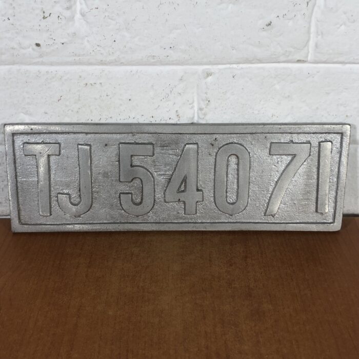 Cast Aluminium Number Plate Signs - Image 2