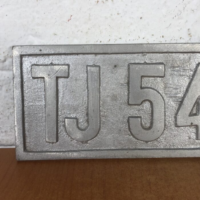 Cast Aluminium Number Plate Signs - Image 3