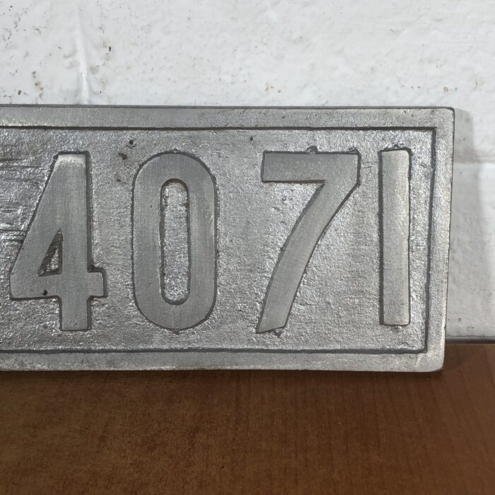 Cast Aluminium Number Plate Signs - Image 5
