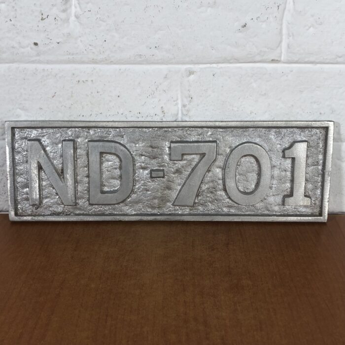 Cast Aluminium Number Plate Signs - Image 7