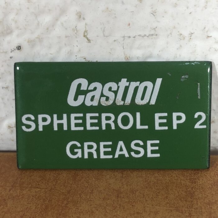 Vintage Castrol Oil Containers & Small Enamel Sign - Image 5