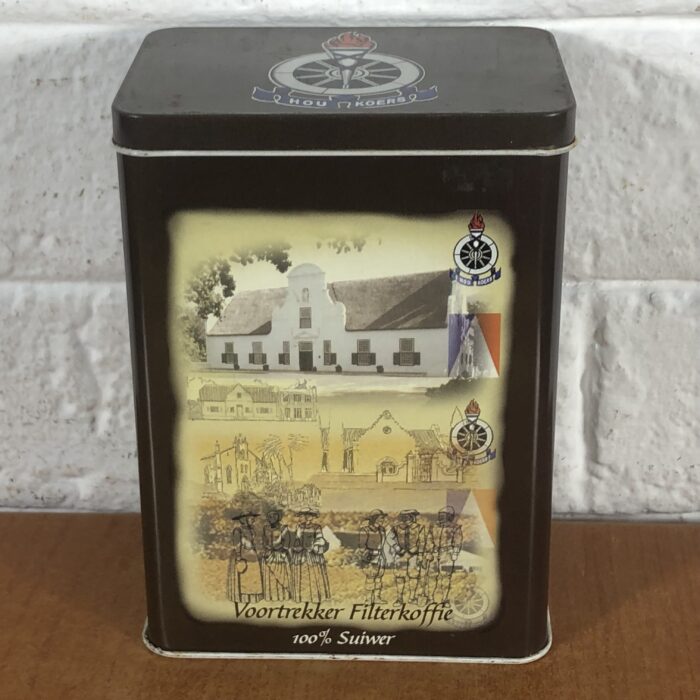 Set of 5 Vintage Voortrekker Coffee Tins - Image 8
