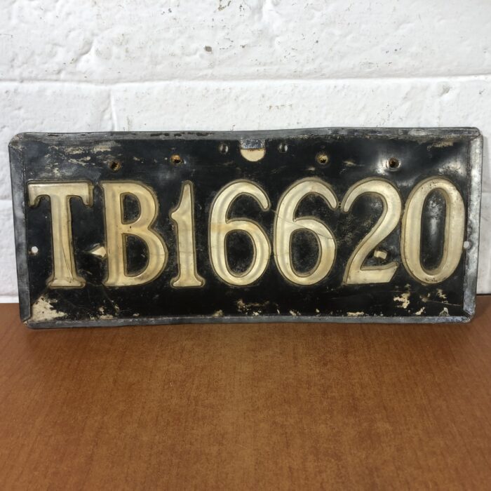 Vintage Number Plate