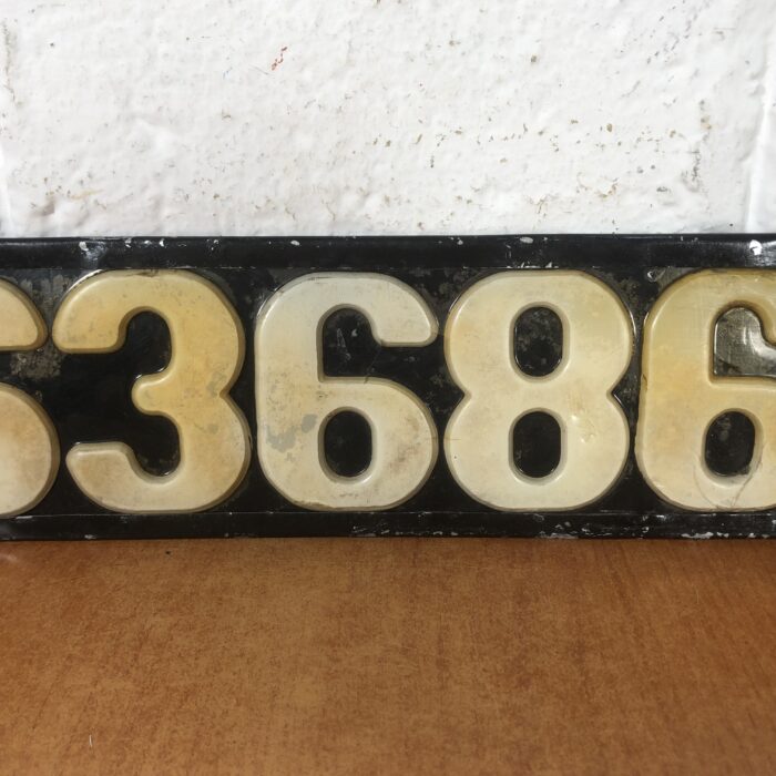 Vintage Number Plate - Image 3