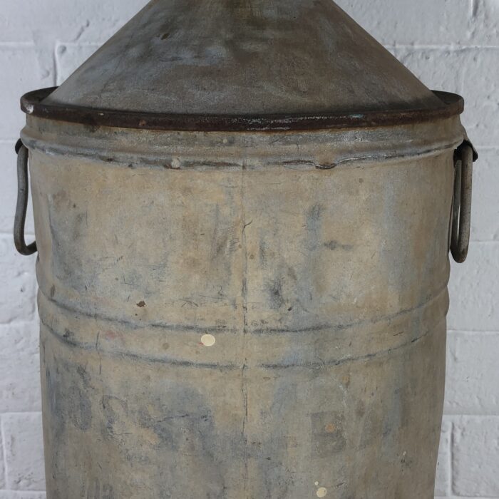Vintage South African Railways Galvanized Container - Image 3